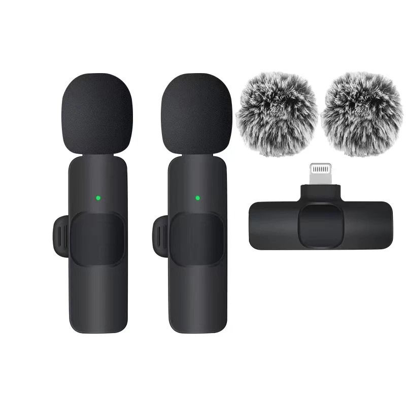 Wireless Lavalier Microphone For IPhone And Android Single And Dual Kits 8
