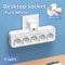 5 Socket EU Plug Wall Outlet With Optional USB C Ports 7