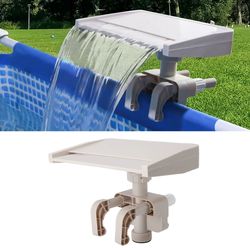 relaxing waterfall cascade fountain attachment for swimming pools