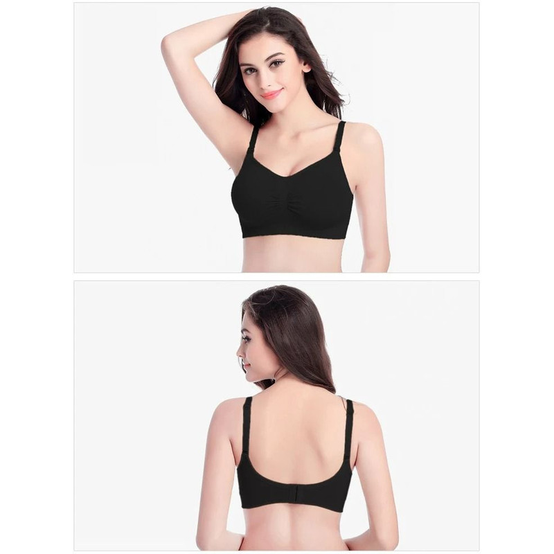 Wirefree Nursing Bra For Breastfeeding Mothers  1 Or 3 Piece Set 4
