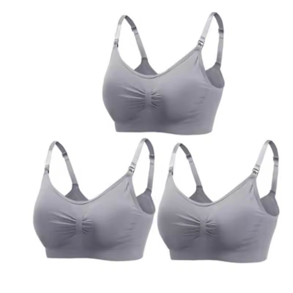Wirefree Nursing Bra For Breastfeeding Mothers  1 Or 3 Piece Set 19