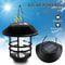 Solar Hanging Lantern With Flickering Flame Effect For Fence And Patio Lighting 3