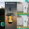 Solar Hanging Lantern With Flickering Flame Effect For Fence And Patio Lighting 4