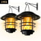 Solar Hanging Lantern With Flickering Flame Effect For Fence And Patio Lighting 8