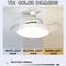 LED Ceiling Fan Light With Remote Control And Adjustable Brightness 3