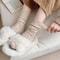 Womens Japanese Style Warm Wool Crew Socks For Winter 2