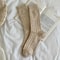 Womens Japanese Style Warm Wool Crew Socks For Winter 10