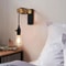 Retro Wall Lamp With Iron And Wood Design And Optional Switch For Bedside Or Dining Room Use 4