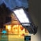 Solar Motion Sensor LED Wall Light With Cool White Glow 3