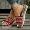 Platform Weave Sandals For Women Summer Slip On Espadrille Slippers 6