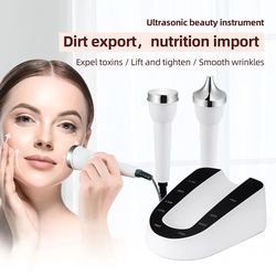 ultrasonic skin therapy device for face lifting and eye care