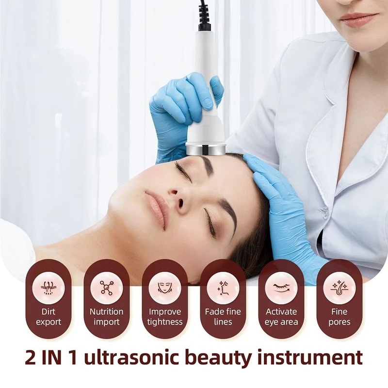 Ultrasonic Skin Therapy Device For Face Lifting And Eye Care 2