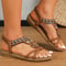 Womens Flat Sandals With Boho Straps For Summer Comfort And Style 1