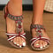 Womens Flat Sandals With Boho Straps For Summer Comfort And Style 2
