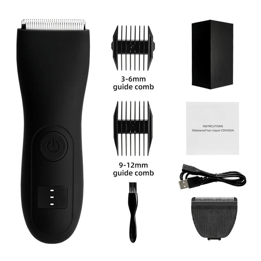 Mens Body Hair Trimmer With Groin And Bikini Shaver Attachment 10