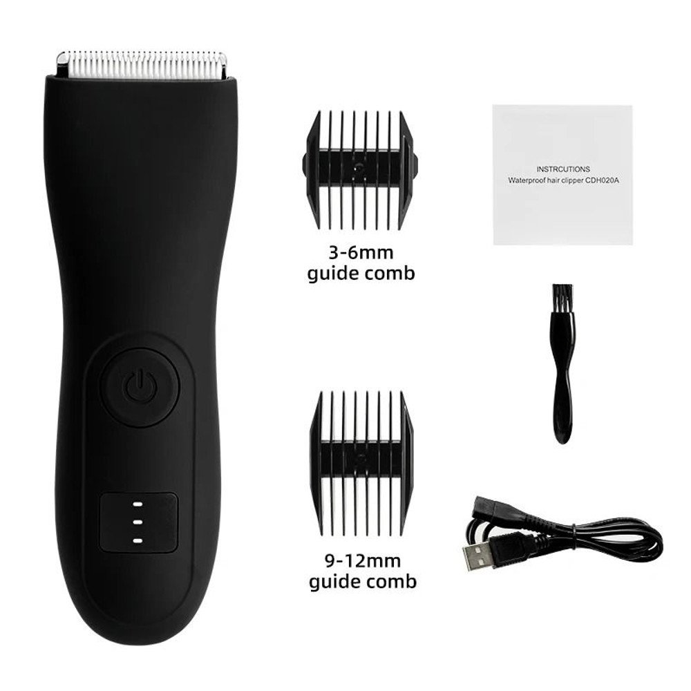 Mens Body Hair Trimmer With Groin And Bikini Shaver Attachment 7
