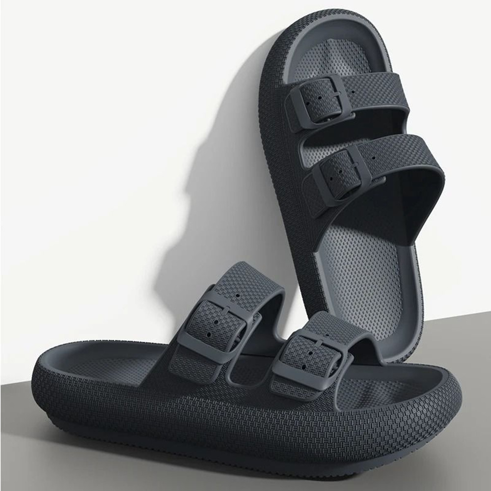 Mens Outdoor Thick Sole Non Slip Sandals For Shower And House Wear 4