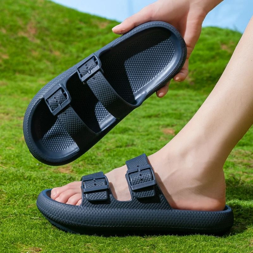 Mens Outdoor Thick Sole Non Slip Sandals For Shower And House Wear 5