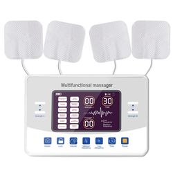 tens and ems muscle stimulator with 12 therapy modes and pulse massage