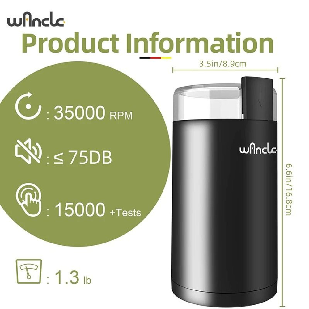 200W High Power Coffee Grinder For Beans And Spices 5