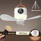 Portable LED Ceiling Fan With Light And Remote For Camping Or Bedroom Use 7