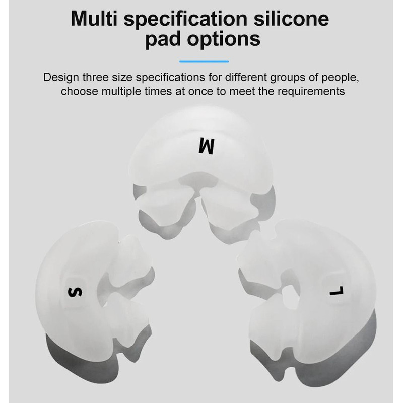 Universal Fit CPAP Nasal Pillows Mask With Small Medium Large Cushions In One Set 6