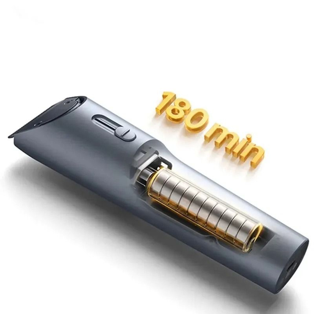 Rechargeable Wireless Hair Clipper With Adjustable Guard For Men And Sideburns Grooming 5