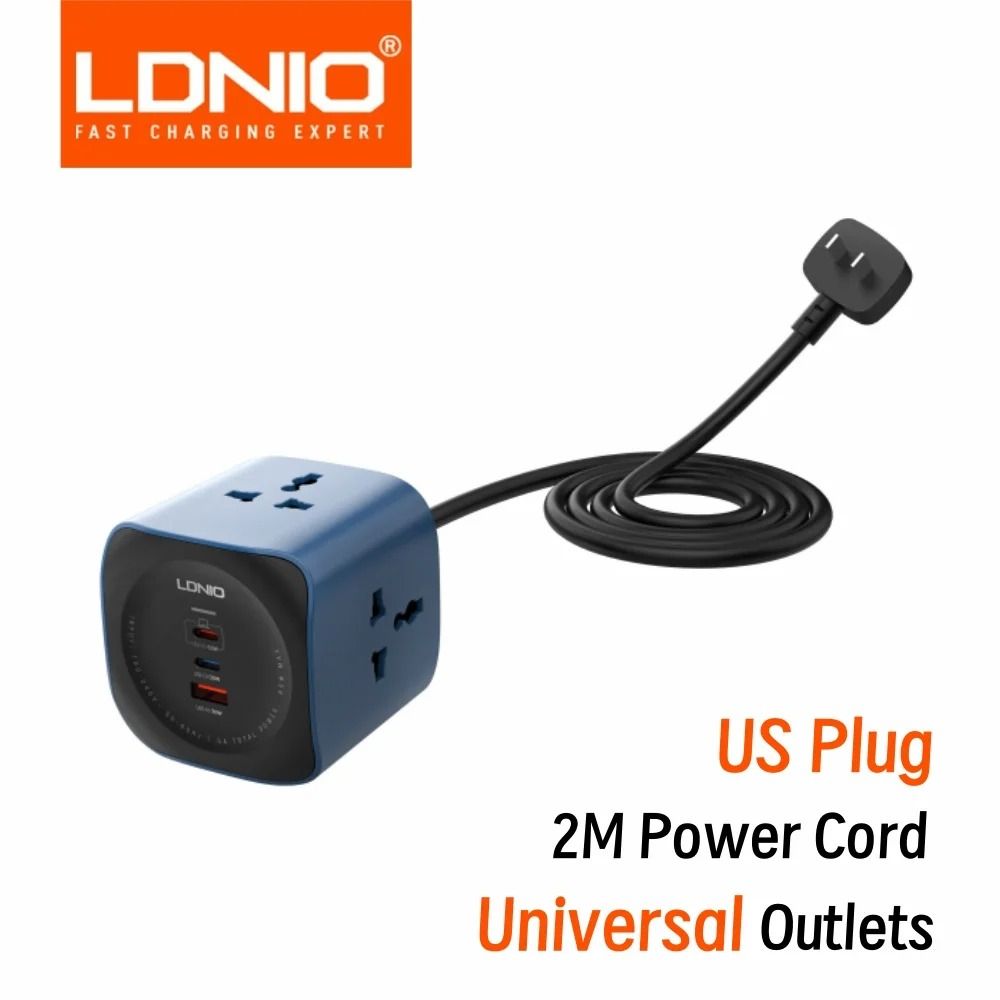 Cube Charging Station With USB Sockets And Surge Protection 7