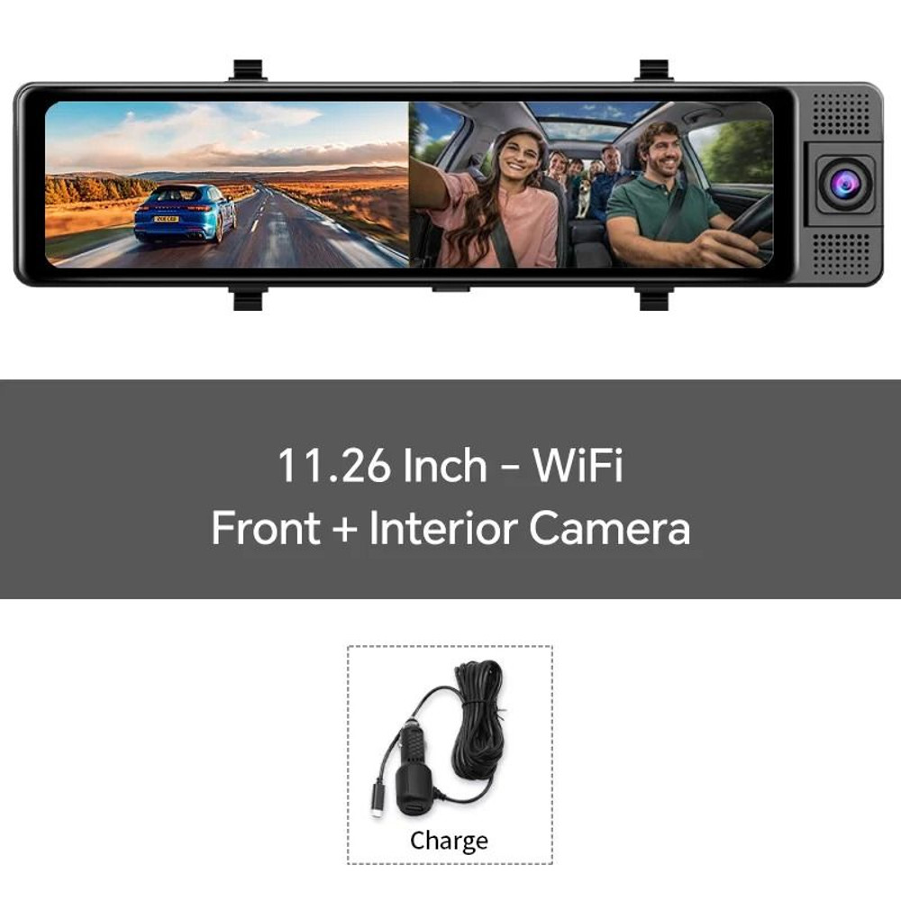 Triple Camera 4K Dash Cam With GPS And Night Vision 7