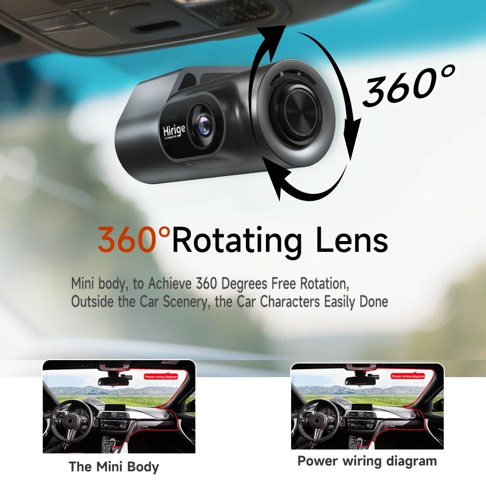Ultra HD Dash Cam With WiFi Night Vision And GPS 0