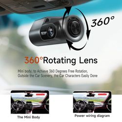 ultra hd dash cam with wifi night vision and gps