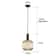 Colorful Retro Glass Pendant Light For Kitchen Bedroom Or Living Room 7