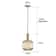 Colorful Retro Glass Pendant Light For Kitchen Bedroom Or Living Room 16