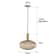 Colorful Retro Glass Pendant Light For Kitchen Bedroom Or Living Room 17