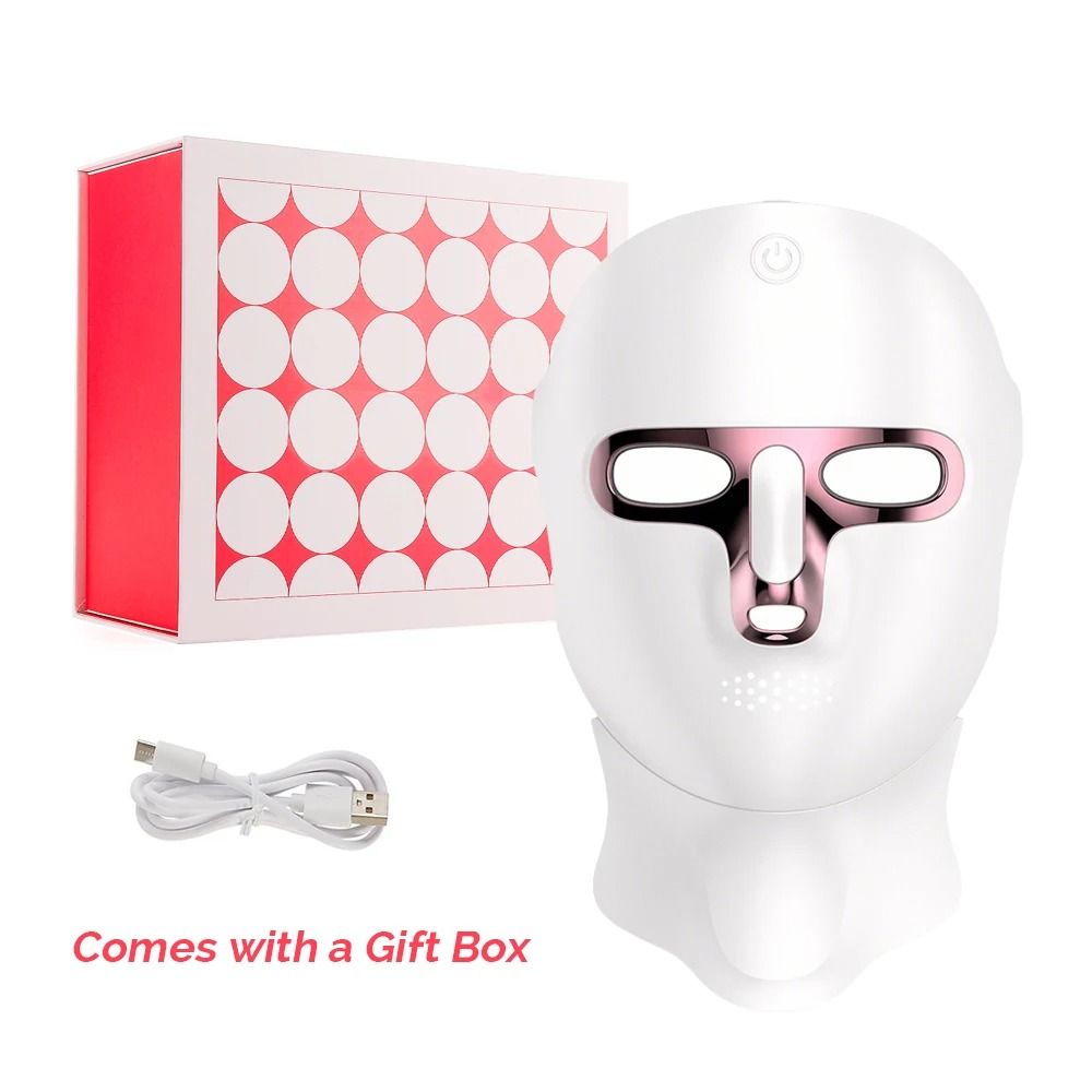 7 Color LED Face And Neck Mask For Skin Rejuvenation And AntiAging Care 8