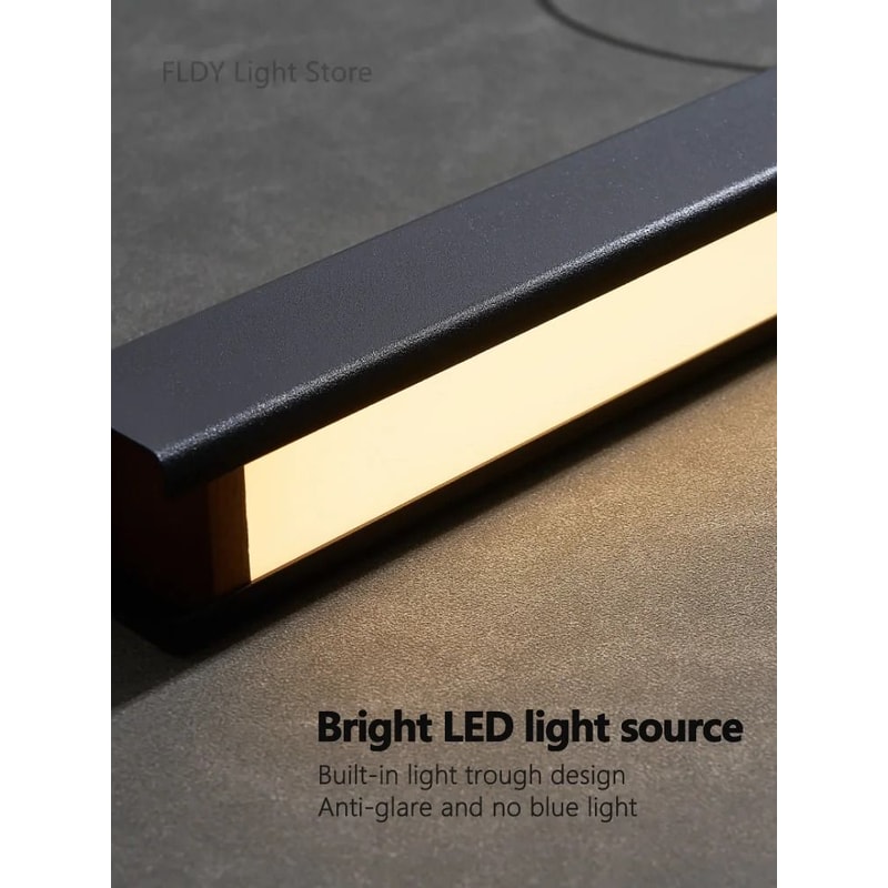 Modern LED Strip Chandelier For Dining Table Kitchen Office Or Restaurant 6