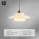 Nordic Cream White Glass Pendant Light For Dining And Living Spaces 7