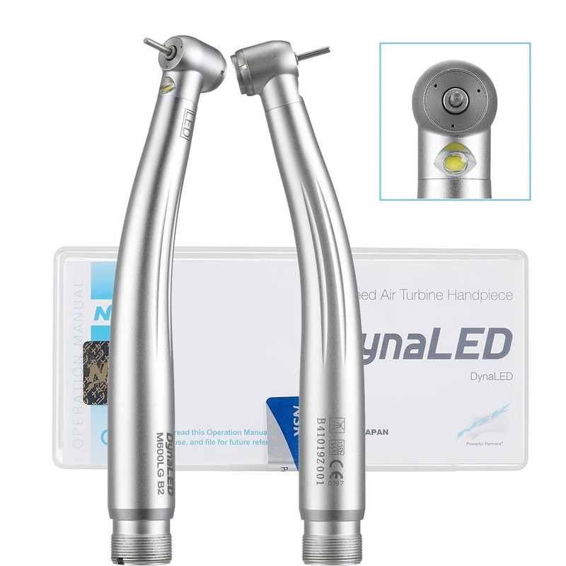 High Speed Dental Handpiece With LED Light And Push Button Air Turbine 6