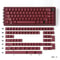 140 Key Minimalist Red Keycap Set PBT Cherry Profile For Mechanical Keyboards 9