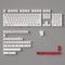 140 Key Minimalist Red Keycap Set PBT Cherry Profile For Mechanical Keyboards 23