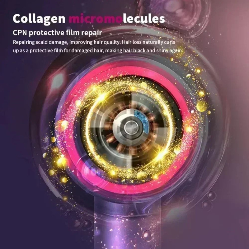 Professional 5 In 1 Hair Dryer With Hot And Cold Air And Thermostatic Styling 3