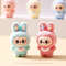 10pcs Kawaii Rabbit Anime Flocked Dolls Set For Desktop Decor And Gifts 1