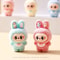 10pcs Kawaii Rabbit Anime Flocked Dolls Set For Desktop Decor And Gifts 1
