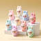 10pcs Kawaii Rabbit Anime Flocked Dolls Set For Desktop Decor And Gifts 3