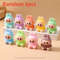 10pcs Kawaii Rabbit Anime Flocked Dolls Set For Desktop Decor And Gifts 5