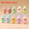 10pcs Kawaii Rabbit Anime Flocked Dolls Set For Desktop Decor And Gifts 10