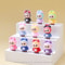 10pcs Kawaii Rabbit Anime Flocked Dolls Set For Desktop Decor And Gifts 16