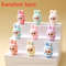 10pcs Kawaii Rabbit Anime Flocked Dolls Set For Desktop Decor And Gifts 6