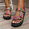 Womens Flat Hemp Rope Sandals For Summer Beach And Casual Wear 1