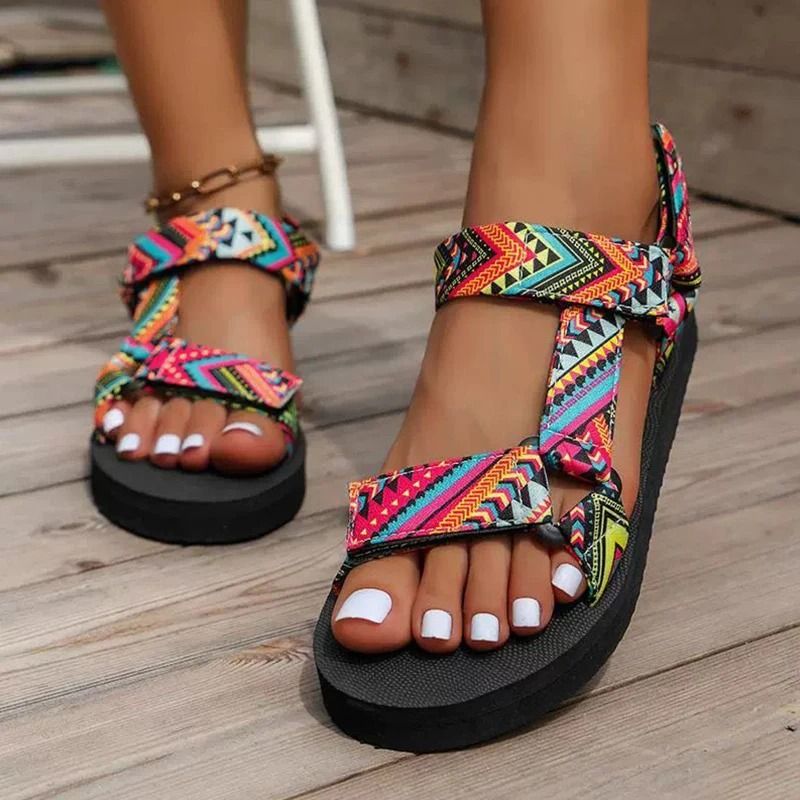 Womens Flat Hemp Rope Sandals For Summer Beach And Casual Wear 1